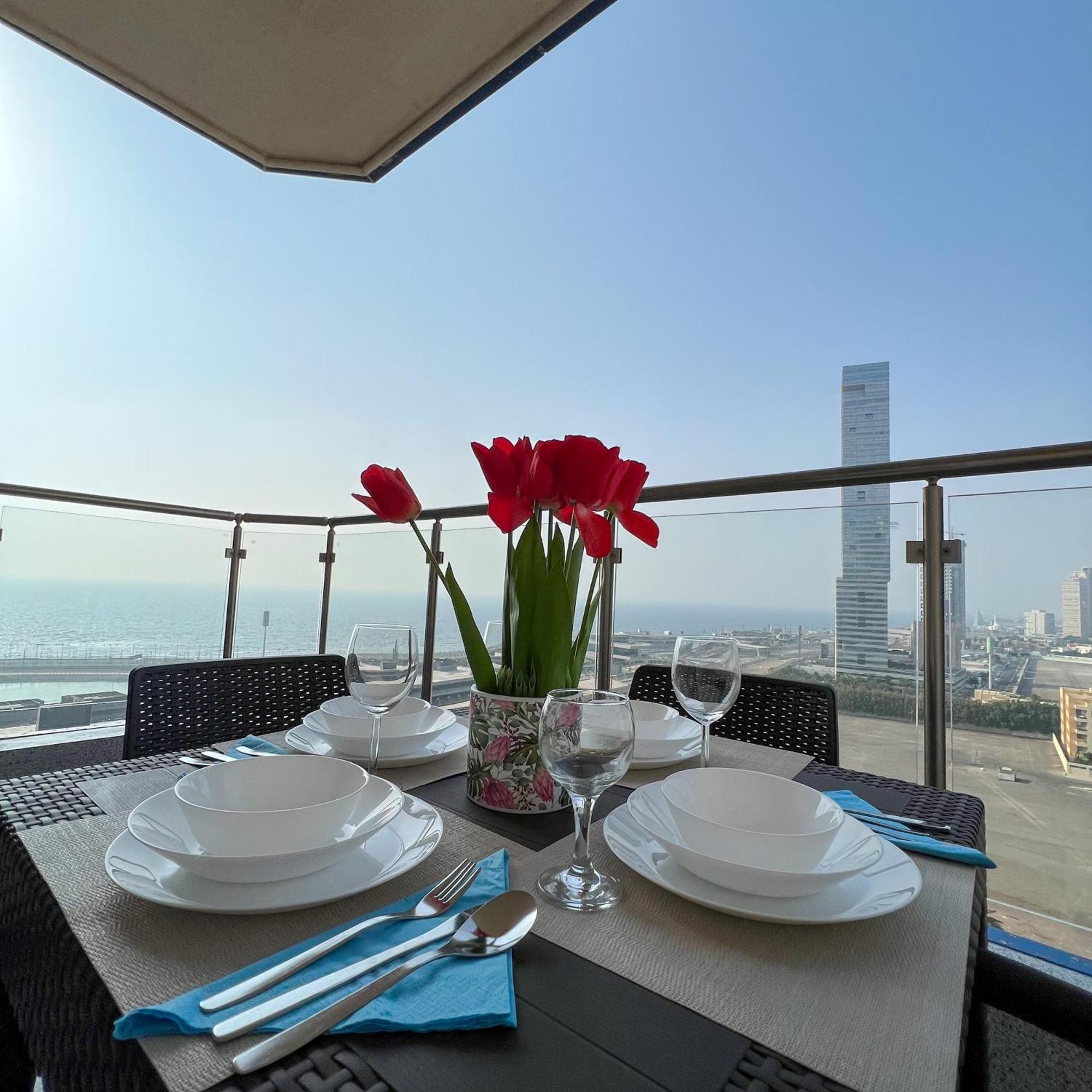 Apartamento Almasarat Tower Sea View Yidda Exterior foto