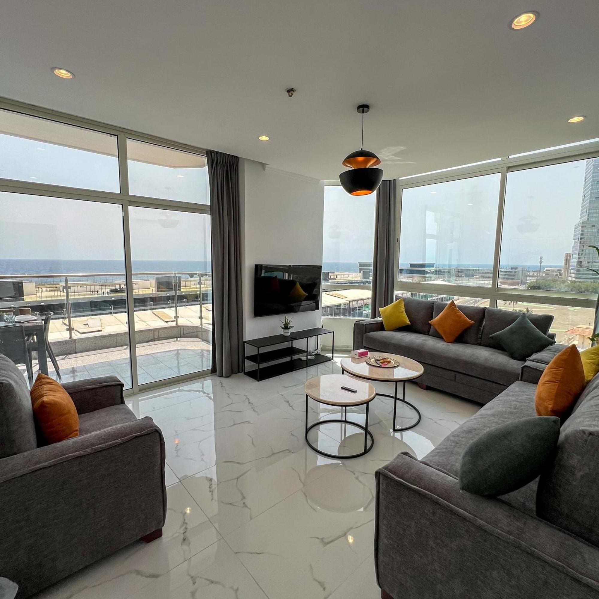 Apartamento Almasarat Tower Sea View Yidda Exterior foto